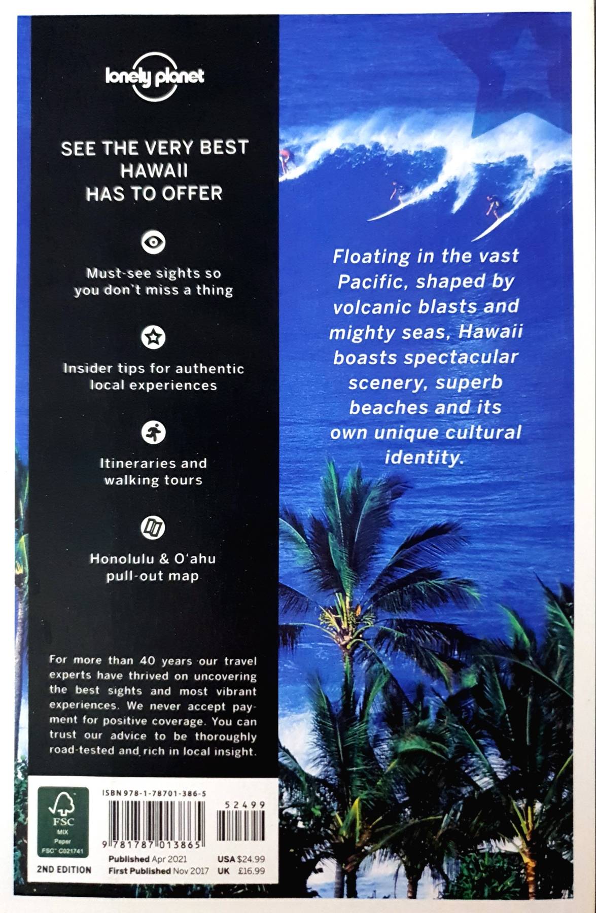 Lonely Planet Best of Hawaii คู่มือท่องเที่ยวฮาวาย (ภาษาอังกฤษ)