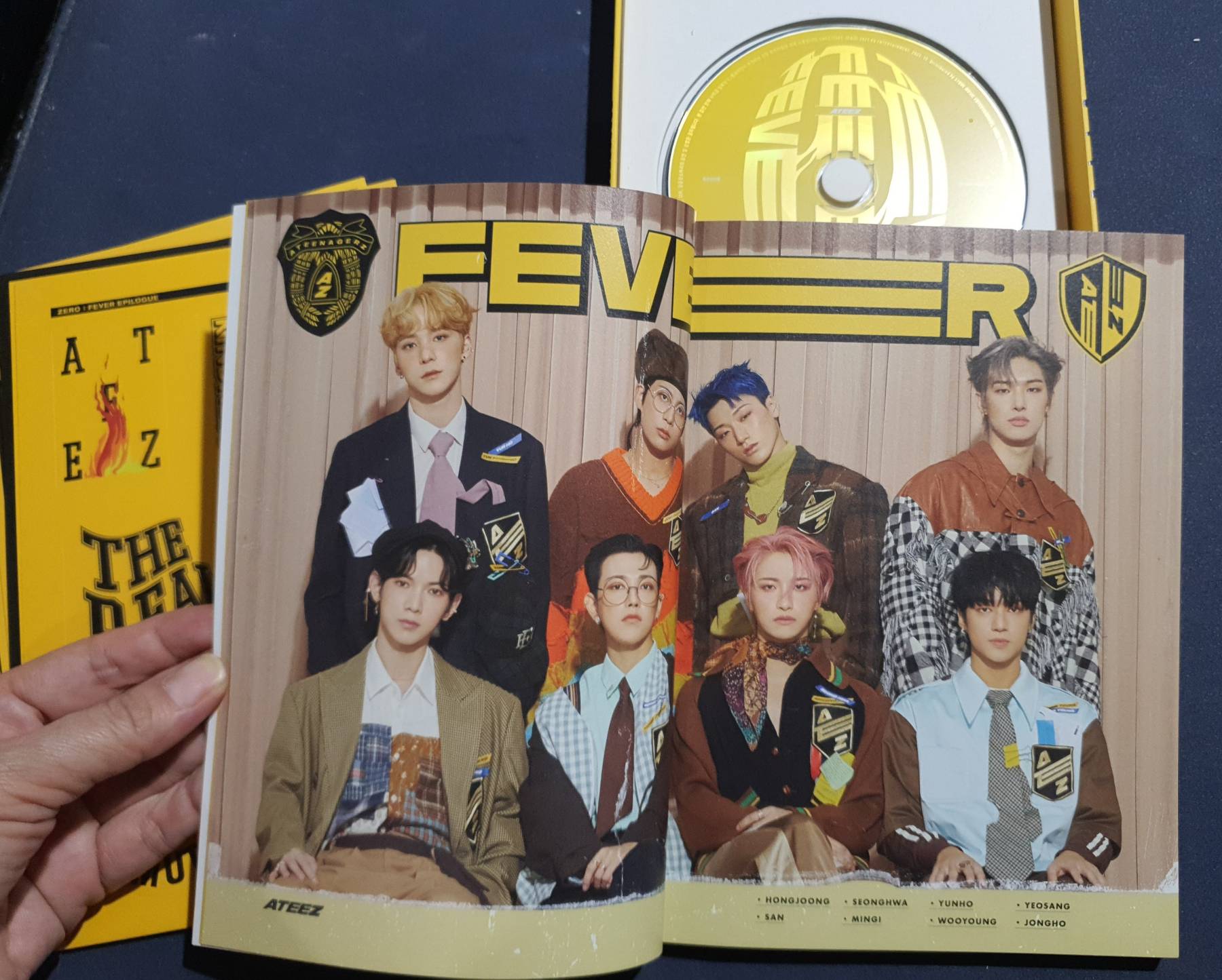 NEW ATEEZ Zero Fever Epilogue Z Ver Korean Boy Band Music CD/Album Boxed Set