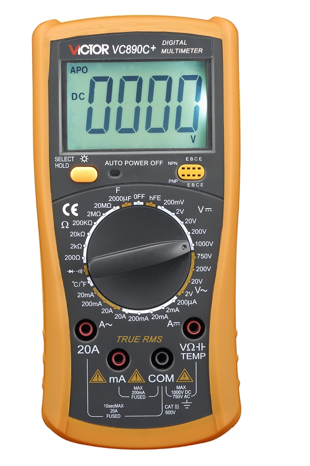 มัลติมิเตอร์ VICTOR VC890C+ True RMS