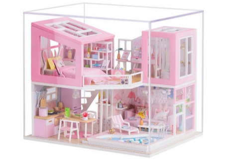 โมเดลบ้านจำลองเหมาะสำหรับบ้านตุ๊กตาLati Y ตุ๊กตาริกะจัง ตุ๊กตา bjd ตุ๊กตาบลายธ์