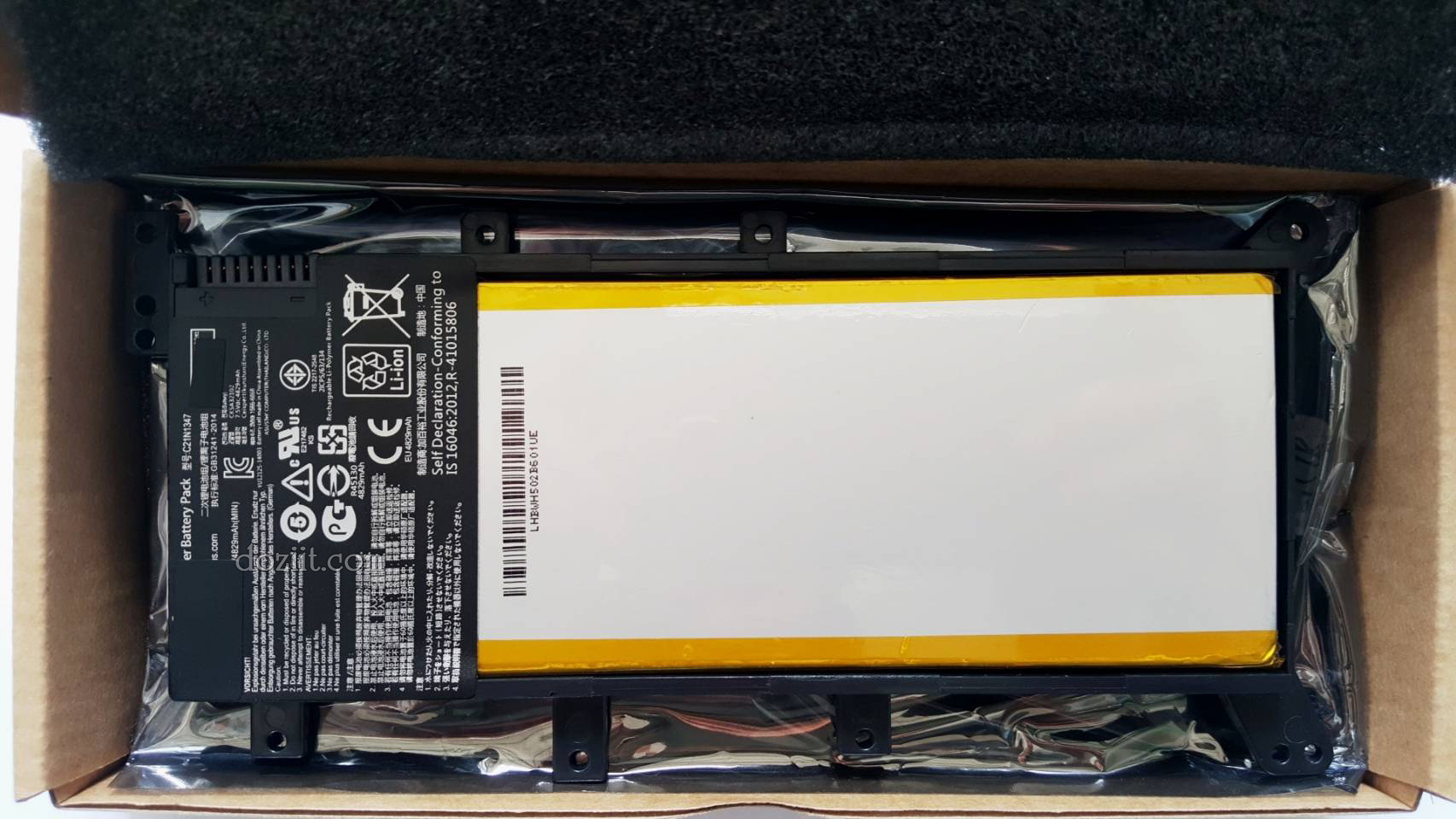 แบตเตอรี่ ASUS A555 F555 K555 K555L X555 X555LA X555LD X555LN Battery 2ICP4/63/C21N1347 4829mAh