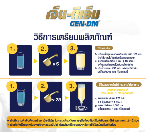 นม GEN-DM 2.5 KG