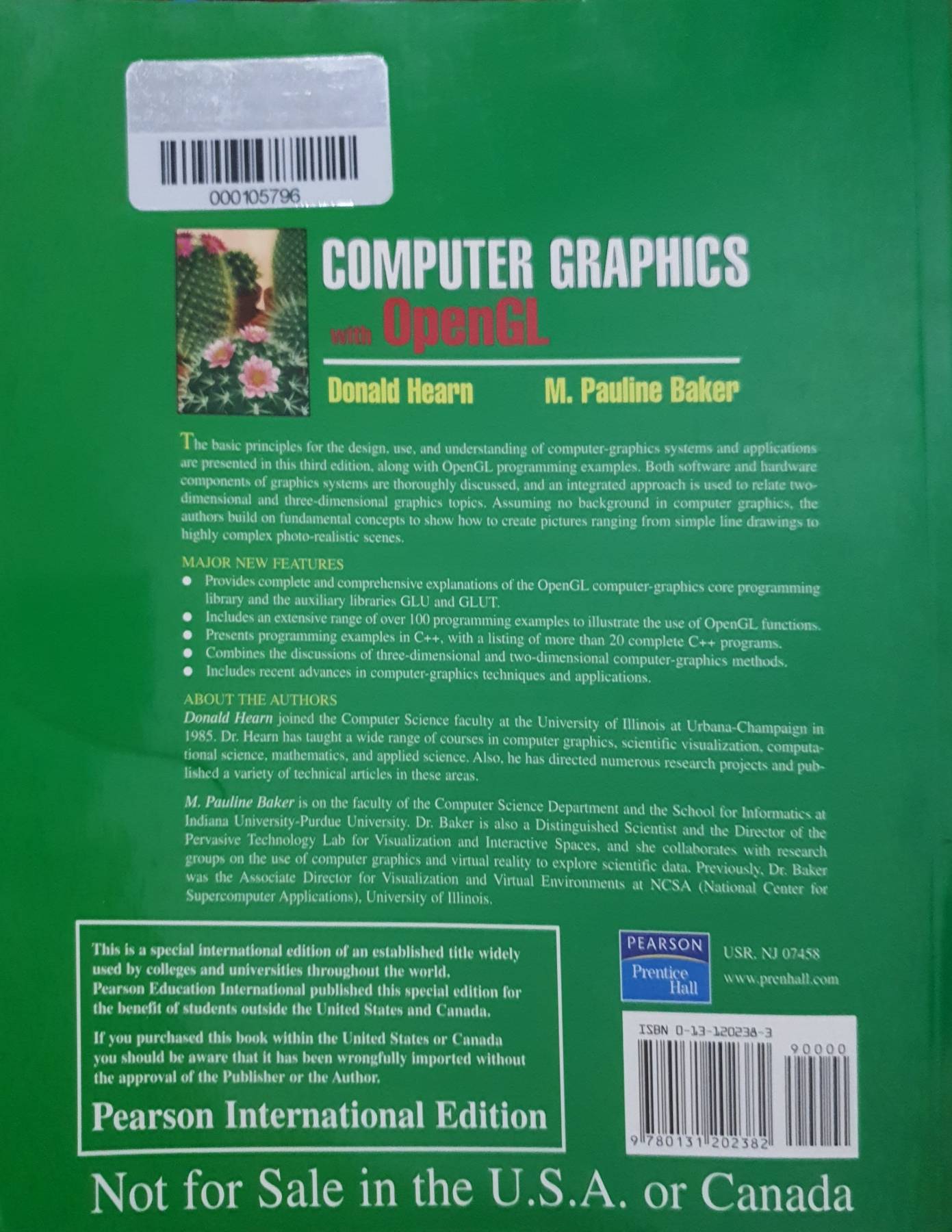 Computer Graphics with OpenGL : International Edition