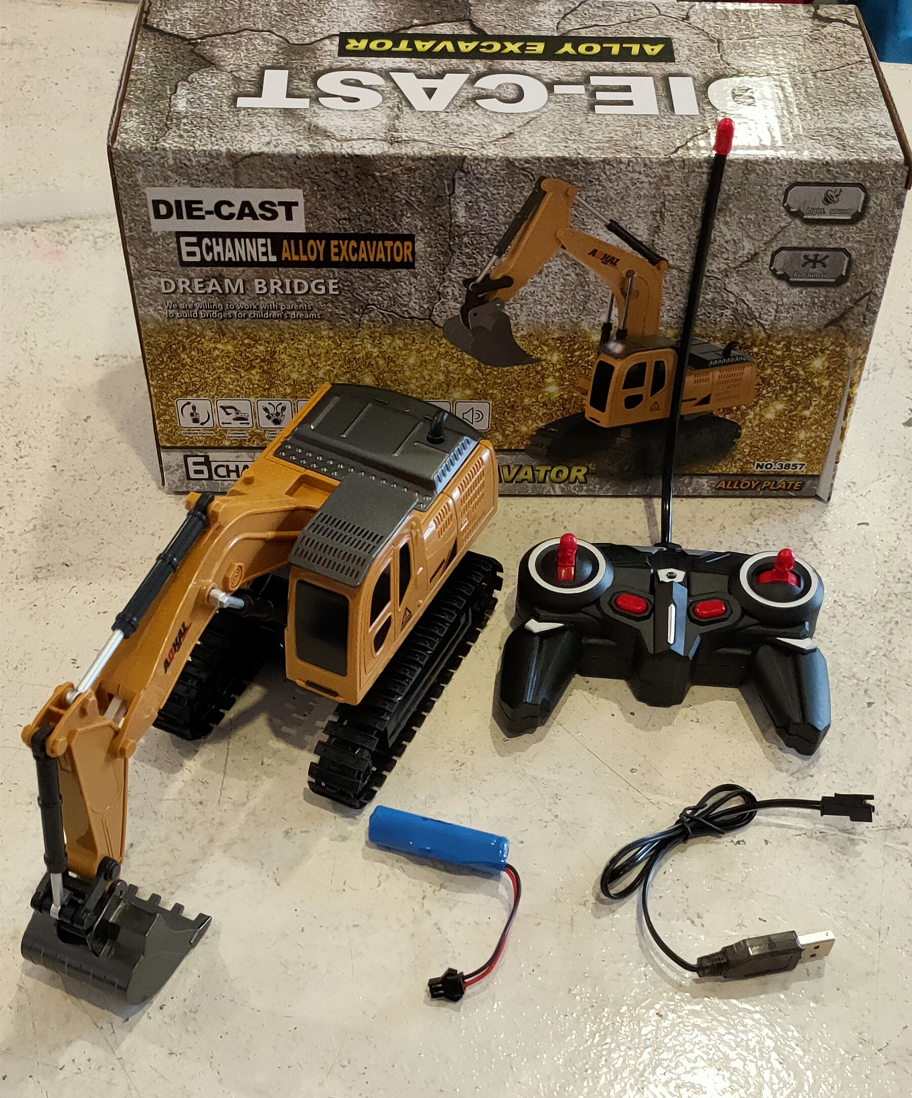 รถแม็กโคร รถตักดิน ของเล่นเด็ก รถก่อสร้าง แม็กโคร หัวเหล็ก ตักดินแมคโครหัวตัก แม็คโครบังคับวิทยุ รถเด็ก