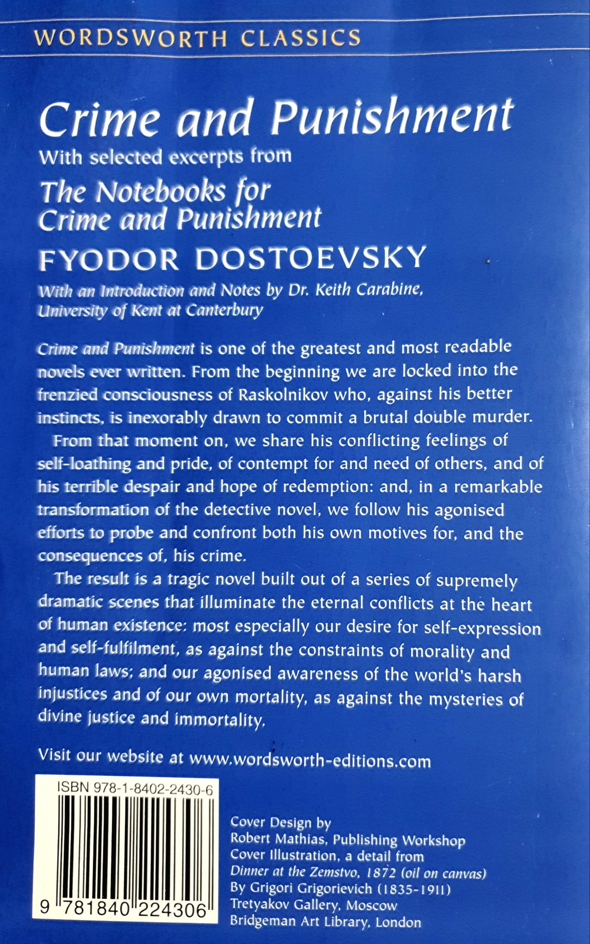 Crime and Punishment By: Fyodor Dostoevsky