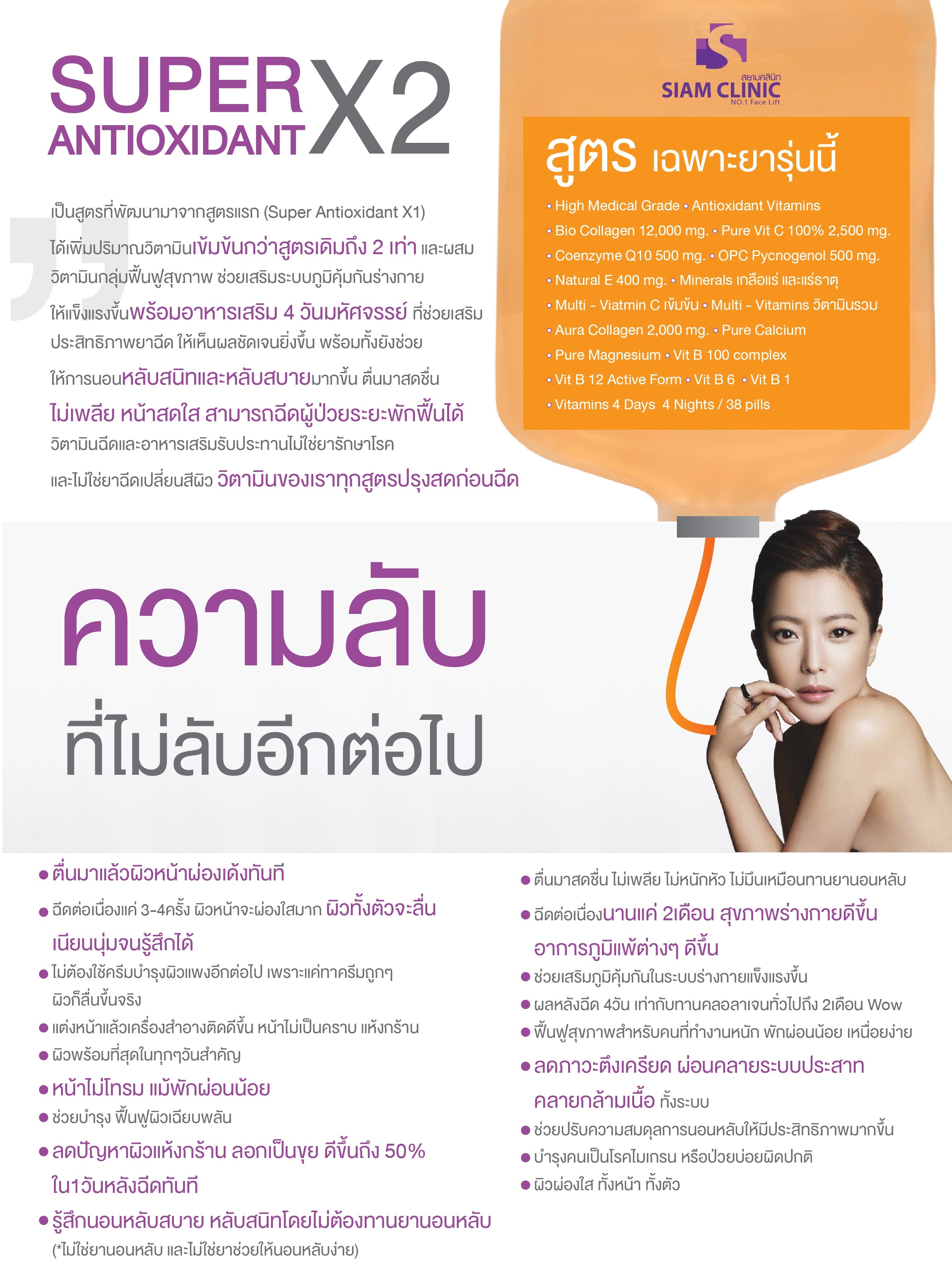 [E-Voucher] วิตามินฟื้นฟู ผิวปัง ใสเด้ง - Vitamin Super Antioxidant