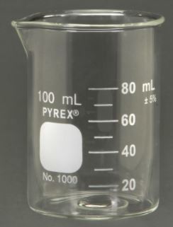 Beaker "PYREX" ขนาด 100 ml