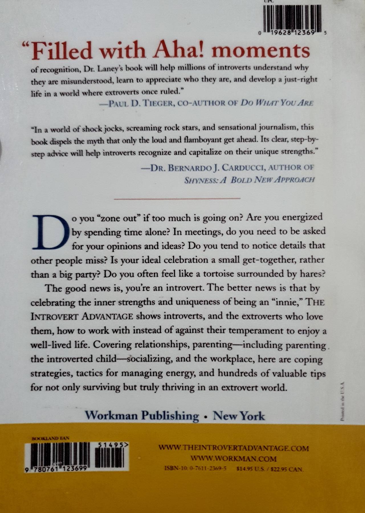 The Introvert Advantage: How Quiet People Can Thrive in an Extrovert World