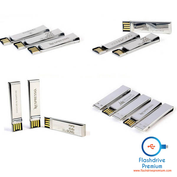 แฟลชไดร์ฟโลหะ คลิปหนีบกระดาษ (Metal Flash Drive Clip)