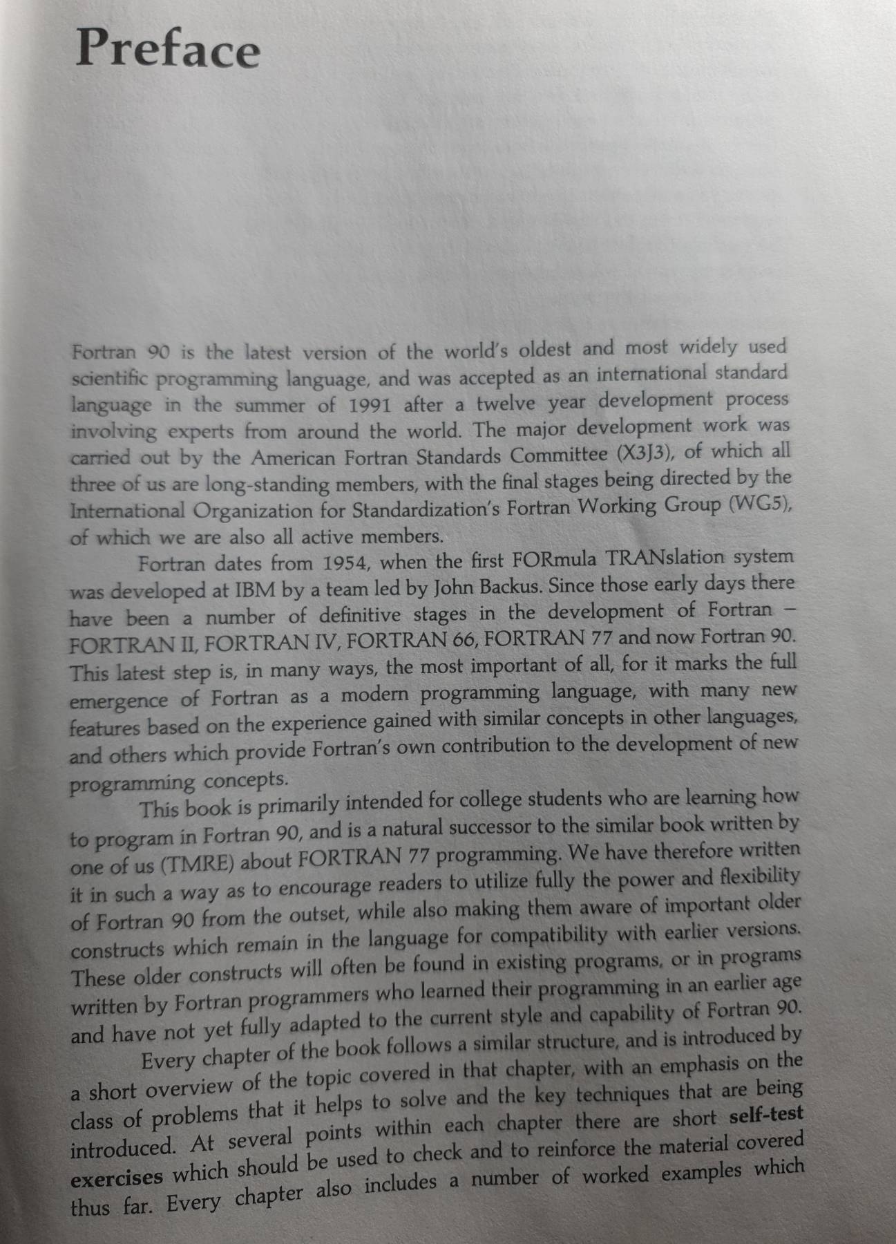 Fortran 90 Programming (International Computer Science Series) : T. M. R. Ellis