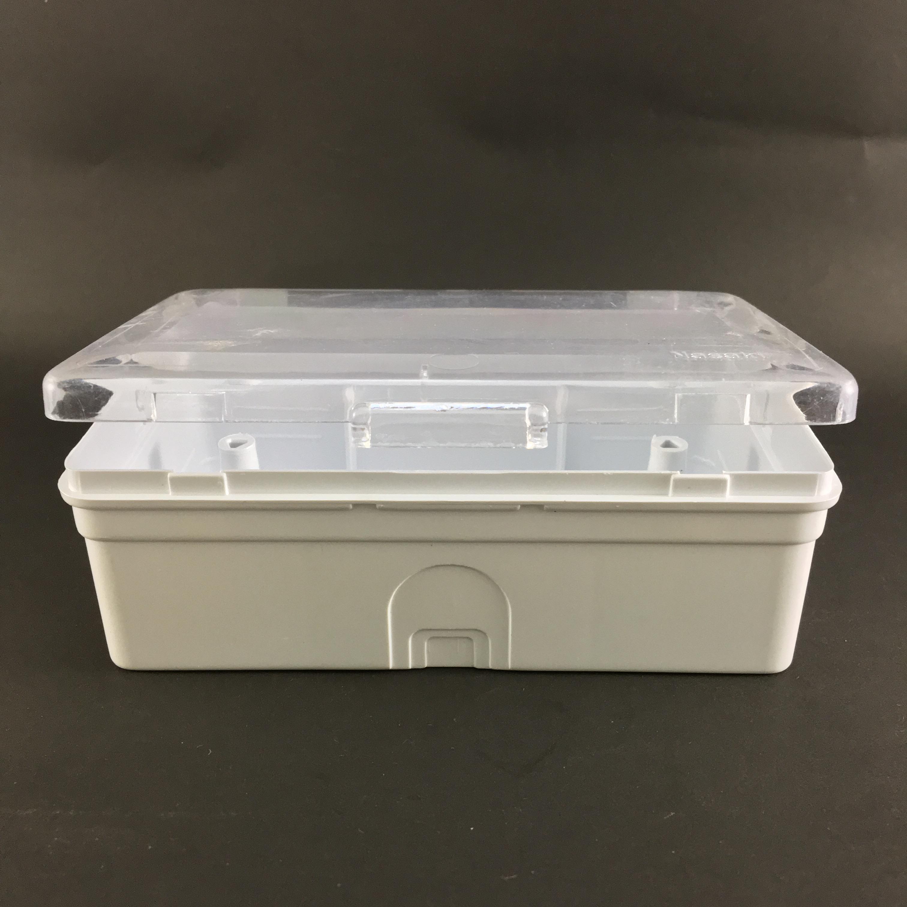 กล่องกันน้ำฝาใส 2x4 นาซากิ ABS