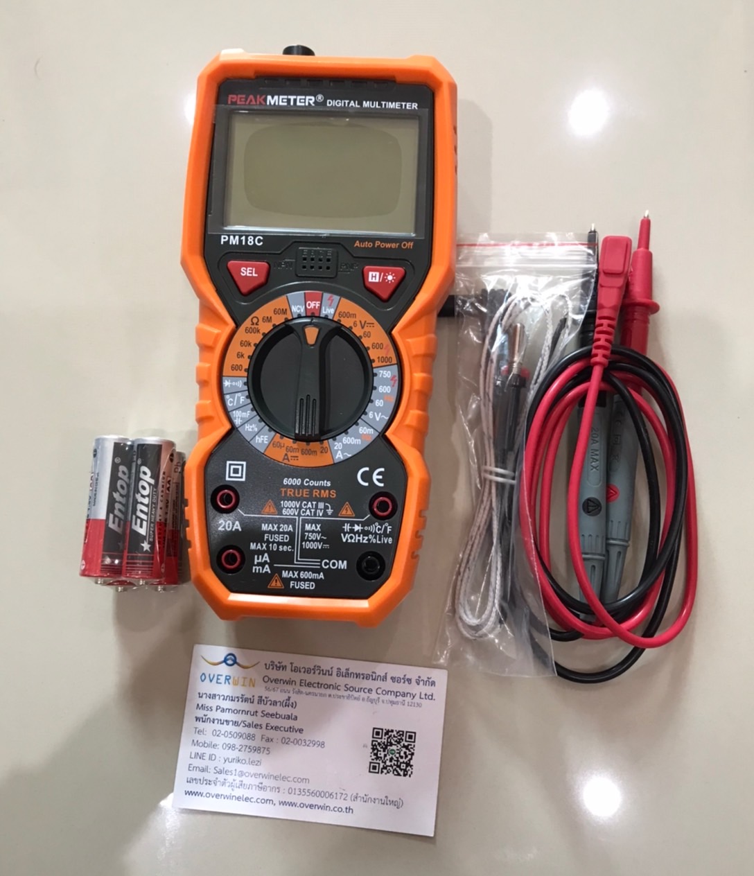Multimeter Digital Peakmeter PM18C