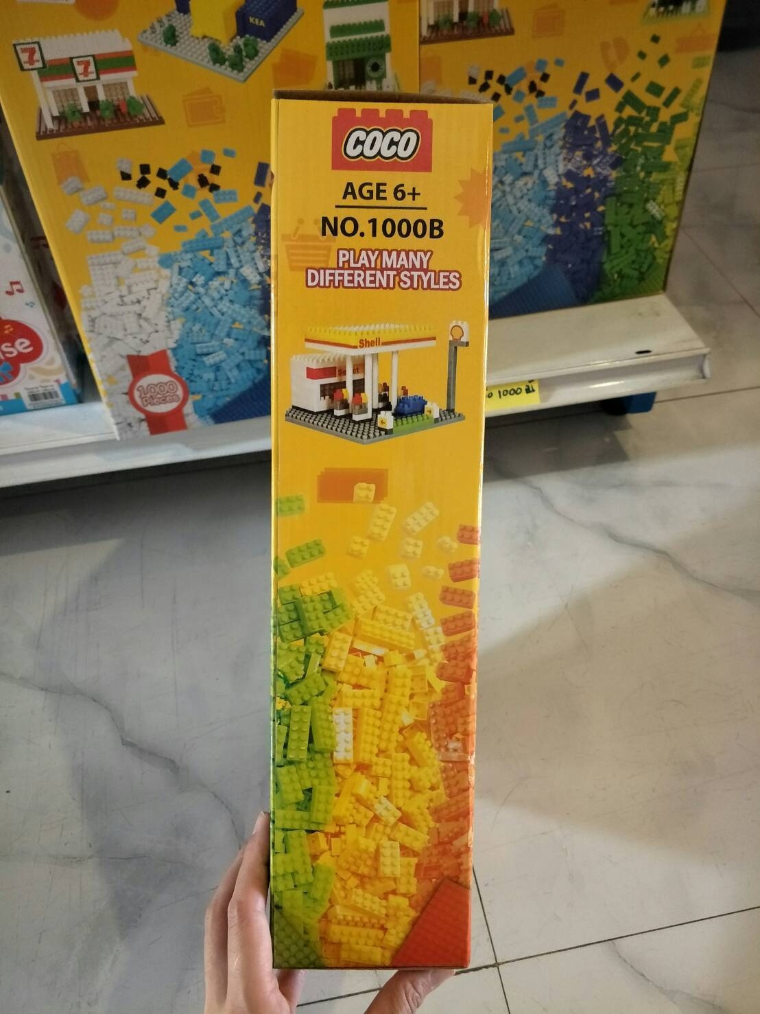 บล็อกต่อ 1000 ชิ้น ของเด็กเล่น