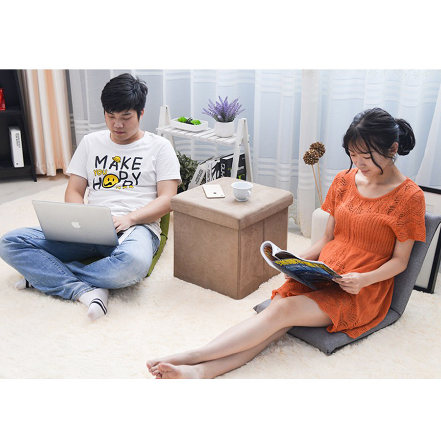 เก้าอี้ญี่ปุ่น เก้าอี้นั่งพื้นอ่านหนังสือ ปรับได้ 6 ระดับ โซฟาญี่ปุ่น เบาะญี่ปุ่น เก้าอี้นั่งพื้น เก้าอี้พักผ่อน เก้าอี้ปรับนอน รุ่น HC-042