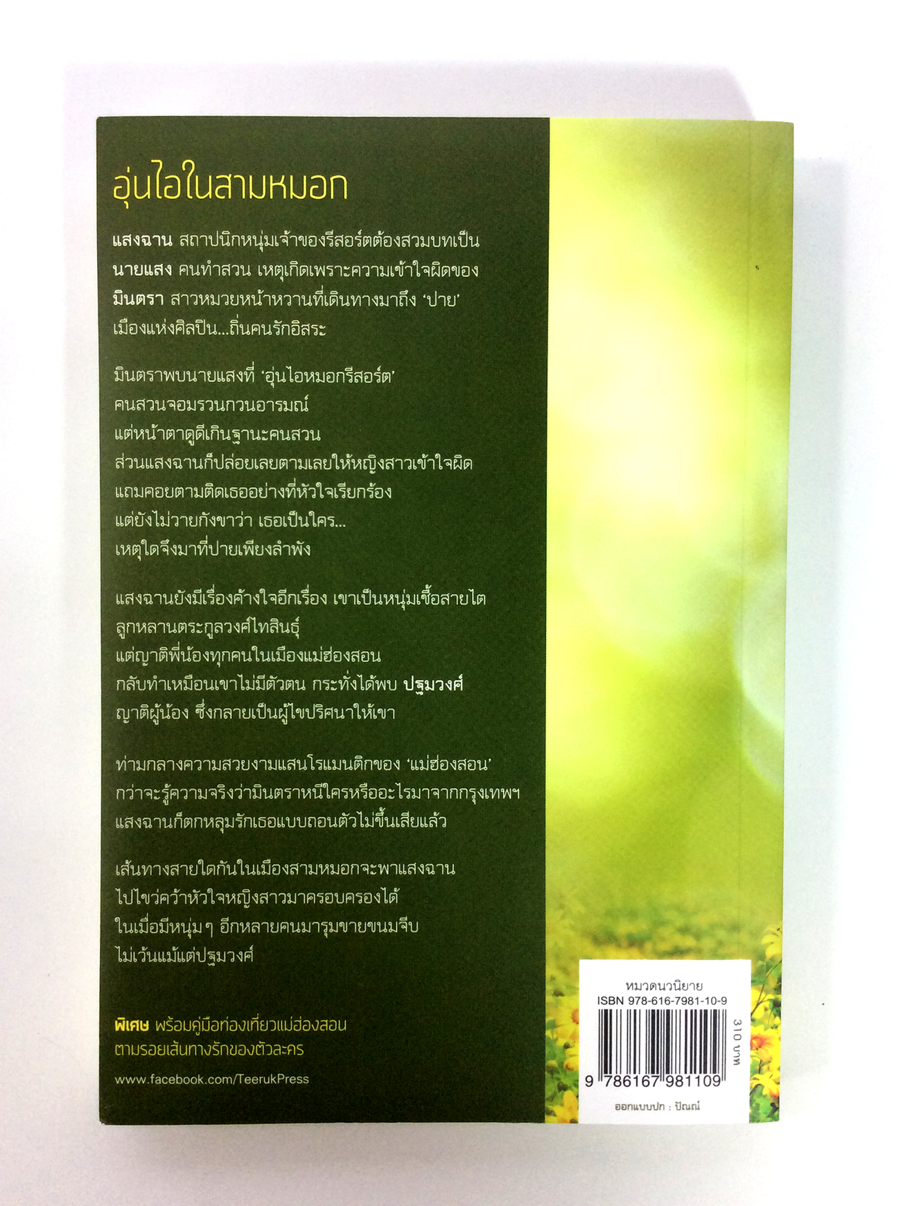 อุ่นไอในสามหมอก นิยาย นิยายโรแมนติก