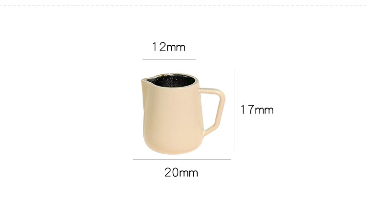 เหยือกกาแฟจิ๋วงานสะสมของจิ๋ว Miniature ฉาก ob11 ตุ๊กตาอุปกรณ์เสริม mini ถ้วยกาแฟของเล่นกาแฟ latte หม้อ