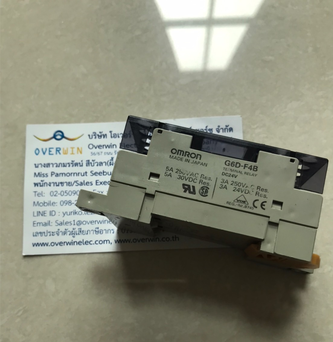 RELAY OMRON G6D-F4B DC24V