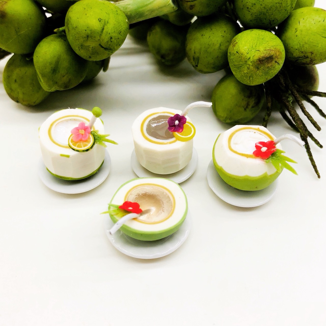 Miniature soft drink 4 pieces/set