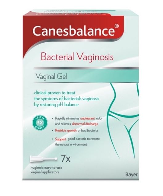 Canesbalance Vaginal Gel 5 Ml คาเนสบาลานซ์ ขนาด 5 มล. เจลสำหรับช่องคลอด อักเสบจากเชื้อแบคทีเรีย 7 หลอด 1 กล่อง