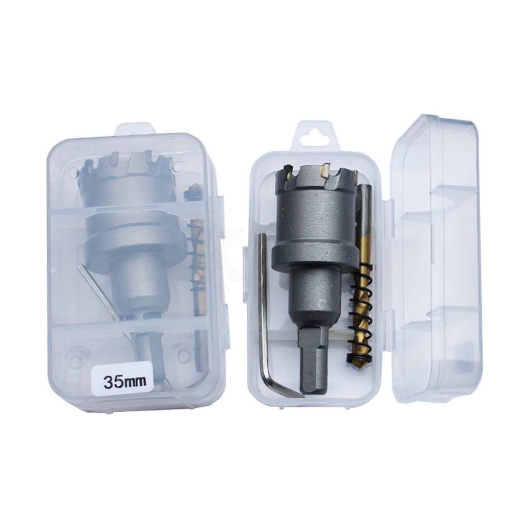 โฮลซอเจาะเหล็กหนาฟันคาร์ไบด์ T.C.T ยี่ห้อ KingsMan เจาะเหล็กหนา สแตนเลส อลูมิเนียม พลาสติก [ขายปลีก/ส่ง ราคาถูก]