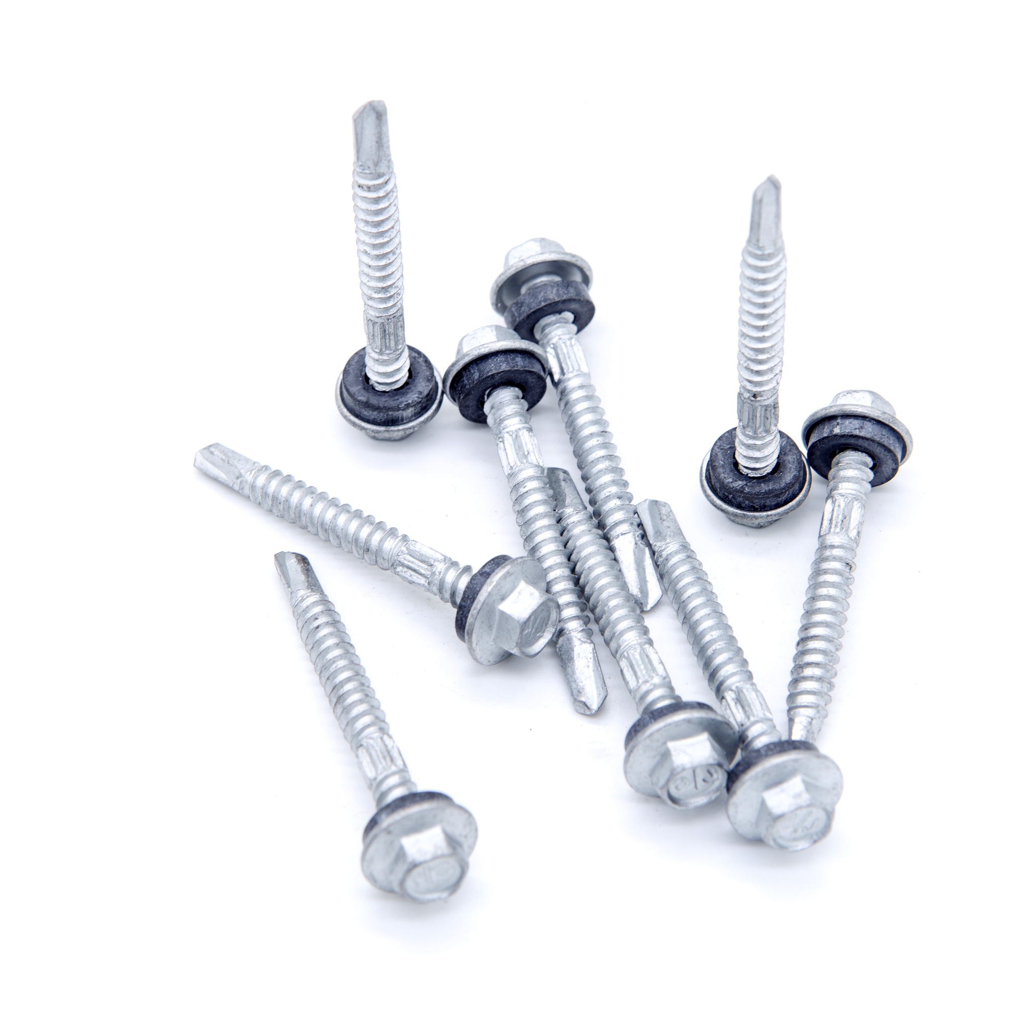 สกรูยึดหลังคาเมทัลชีท (น็อตปลายสว่าน) สำหรับยิงหลังคาเมทัลชีท เคลือบกันสนิม Class3 (ถุงละ 100 ตัว) [ขายปลีก/ส่ง]