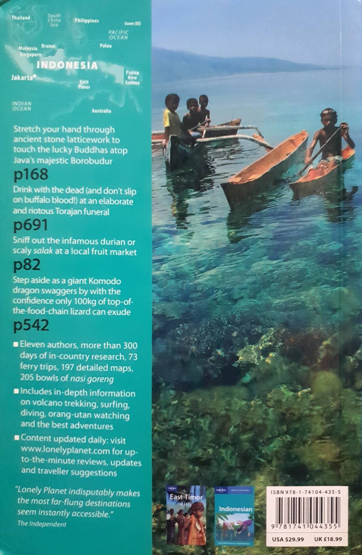 Indonesia (Lonely Planet Travel Guides) : Justine Vaisutis