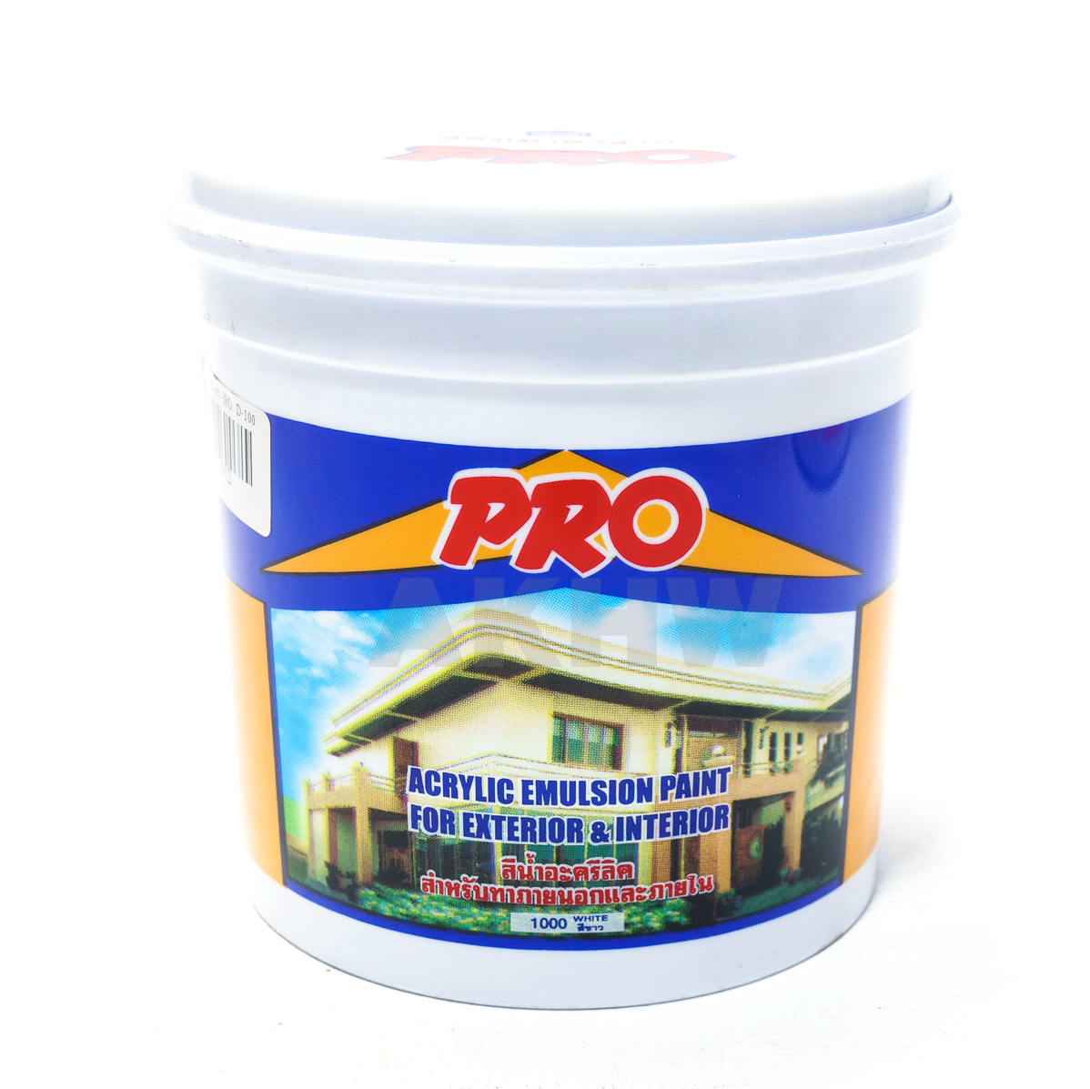 สีทาบ้าน Pro(โปร) สีน้ำอะครีลิคกึ่งเงาสำหรับทาภายนอกและภายใน