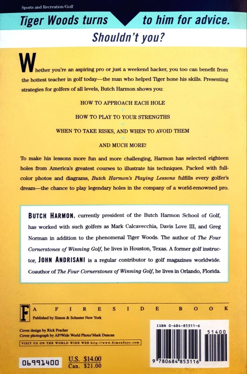 BUTCH HARMON’S PLAYING LESSON : Butch Harmon , John Andrisiani