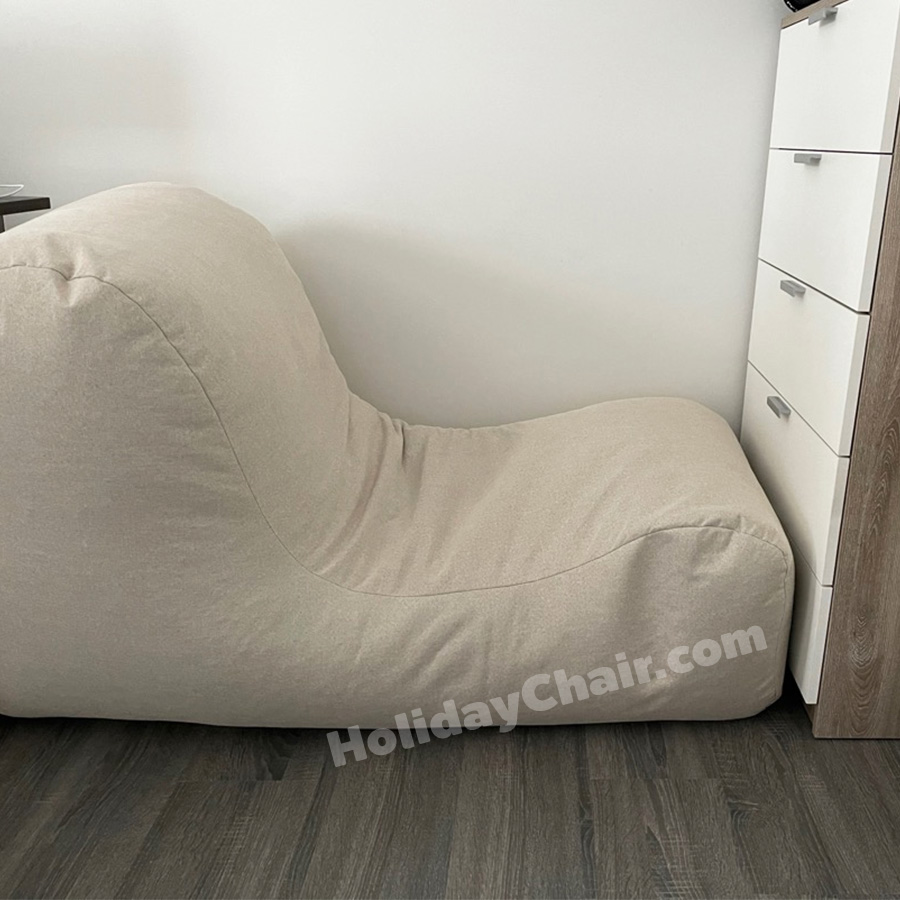 บีนแบ็ก ทรงตัวแอล เก้าอี้เม็ดโฟม bean bag บีนแบค เบาะเม็ดโฟม เก้าอี้นั่งเล่น เบาะนั่งเม็ดโฟม เก้าอี้ญี่ปุ่น โซฟาญี่ปุ่น HC-062