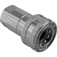 HNV-16-BSP-FEMALE-SUS316 ข้อต่อสวมเร็วแรงดันสูง HNV - 1" BSP - Socket สแตนเลส316 Viton seal ทนแรงดัน 3025PSI ISO7241-1B interchange ชิ้น