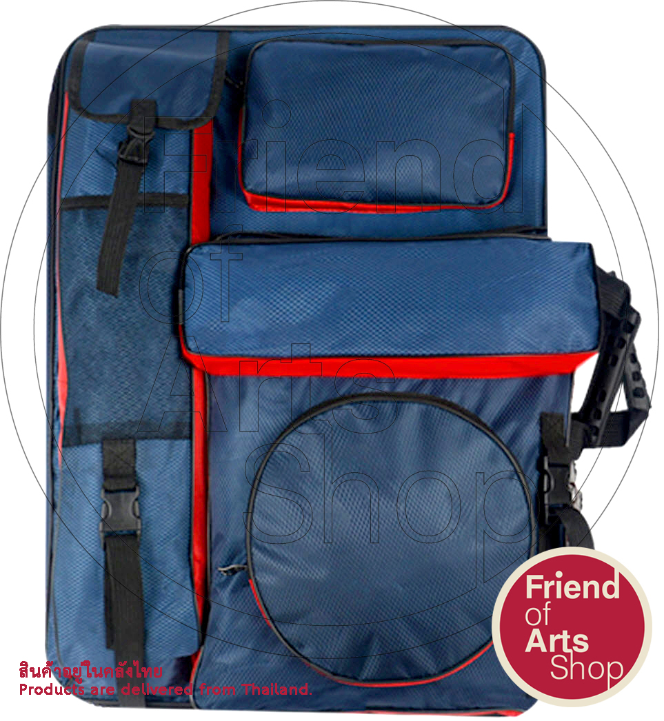 กระเป๋าเขียนแบบ ใส่กระดานวาดรูป A2 กระเป๋าเป้ศิลปะ ผ้าเคลือบกันน้ำ เกรดพรีเมี่ยม