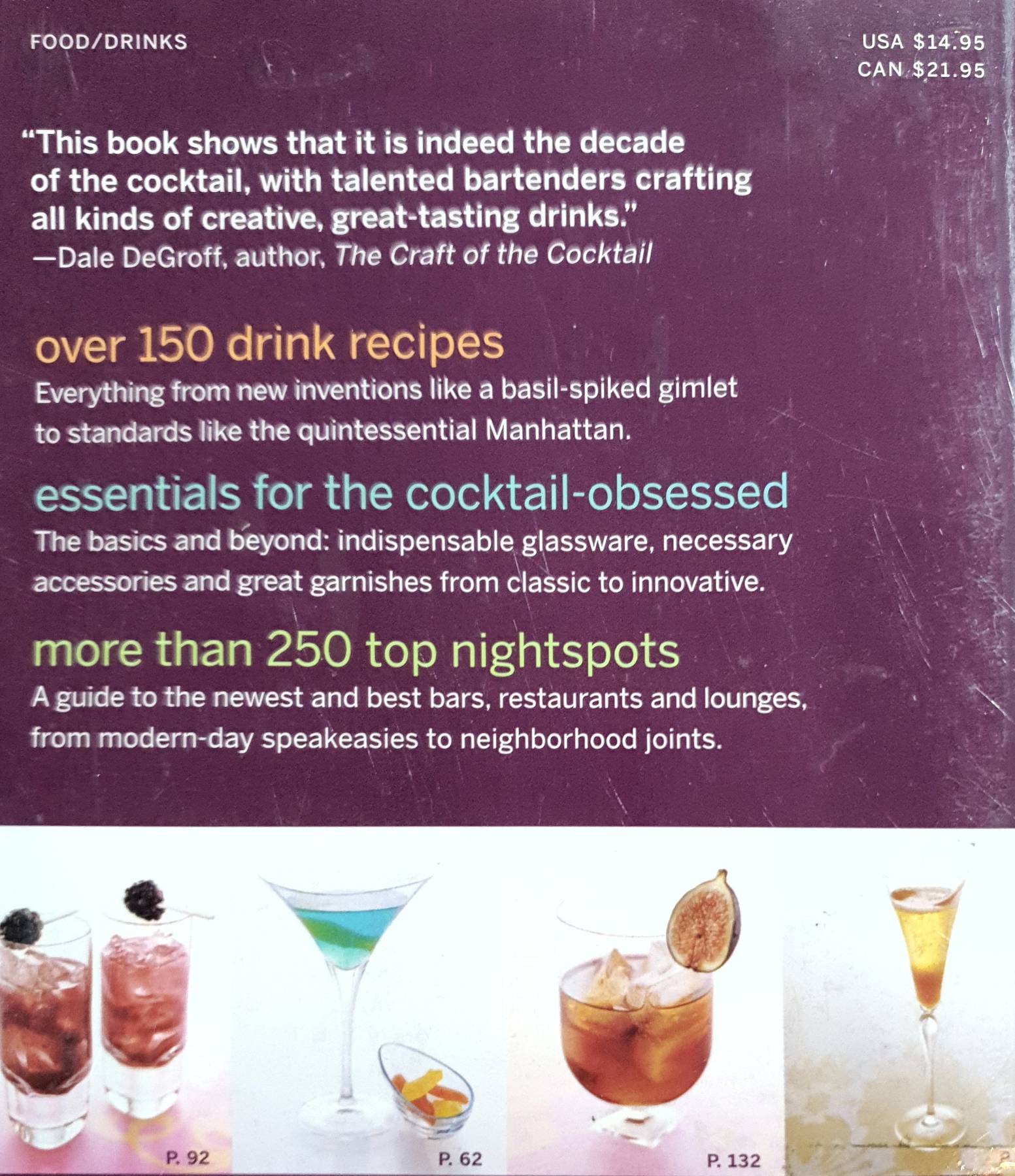 FOOD & WINE Cocktails 2006 Over 150 of the best drinks and snacks from the hottest bars, plus our essential American nightlife guide