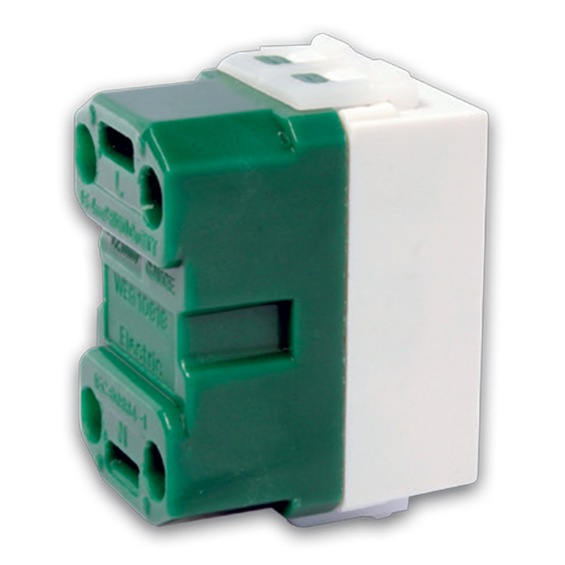 ปลั๊กฝัง Zeberg(ซีเบิร์ก) ZBG803K ทองแดงสปริงแท้ 16A 250V แบบเสียบล็อค [ขายส่ง]