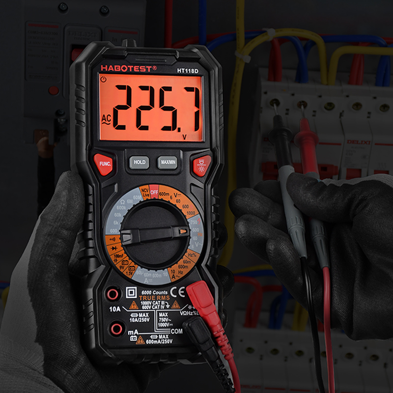 HABOTEST HT118D Digital Multimeter Auto Range