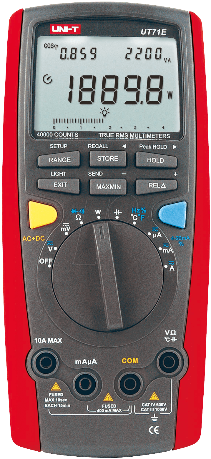 มัลติมิเตอร์ดิจิตอลอัจฉริยะ UNI-T UT71E