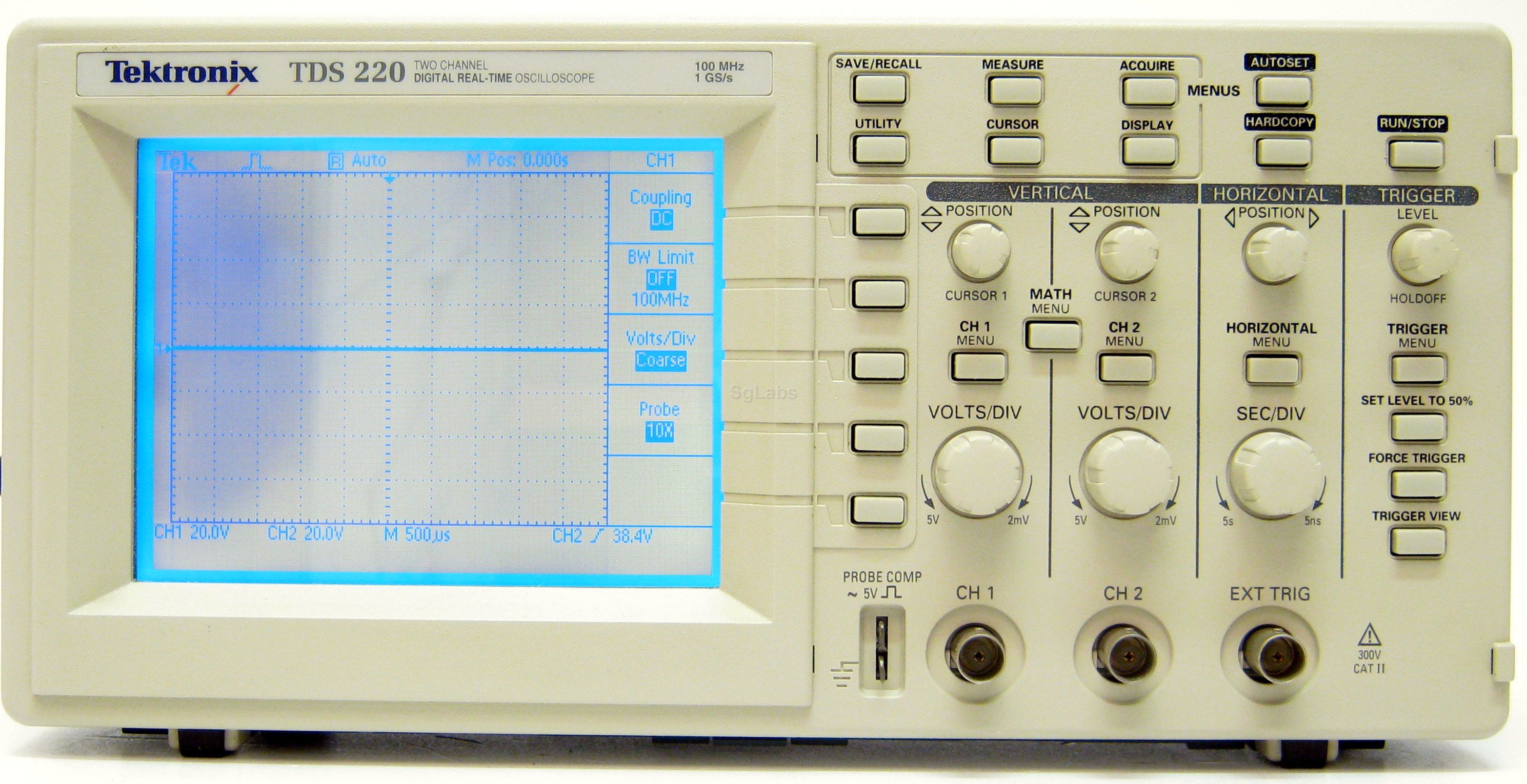 Ossilloscope Tektronix TDS 220 100Mhz