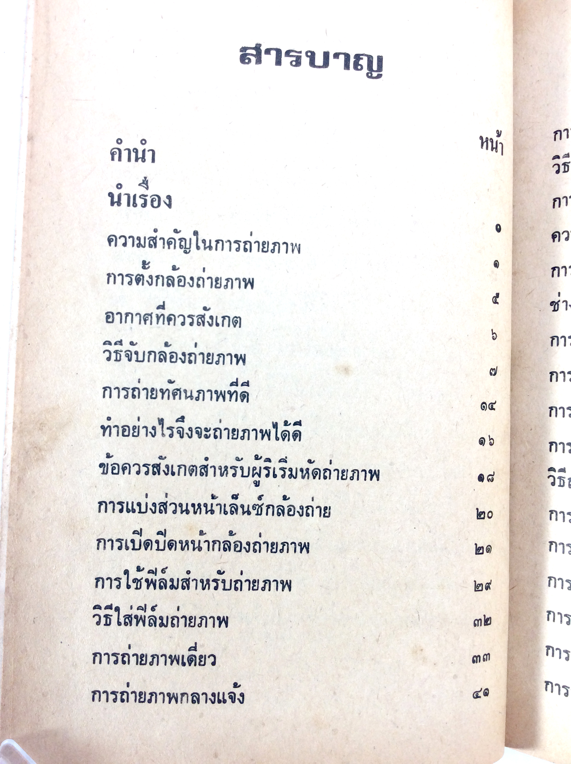 เทคนิคการถ่ายภาพ ตำราถ่ายรูป ถ่ายภาพขาวดำ หนังสือเก่า หนังสือหายาก หนังสือสะสม