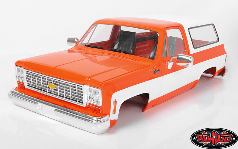 RC4WD CHEVROLET BLAZER HARD BODY COMPLETE SET (ORANGE)