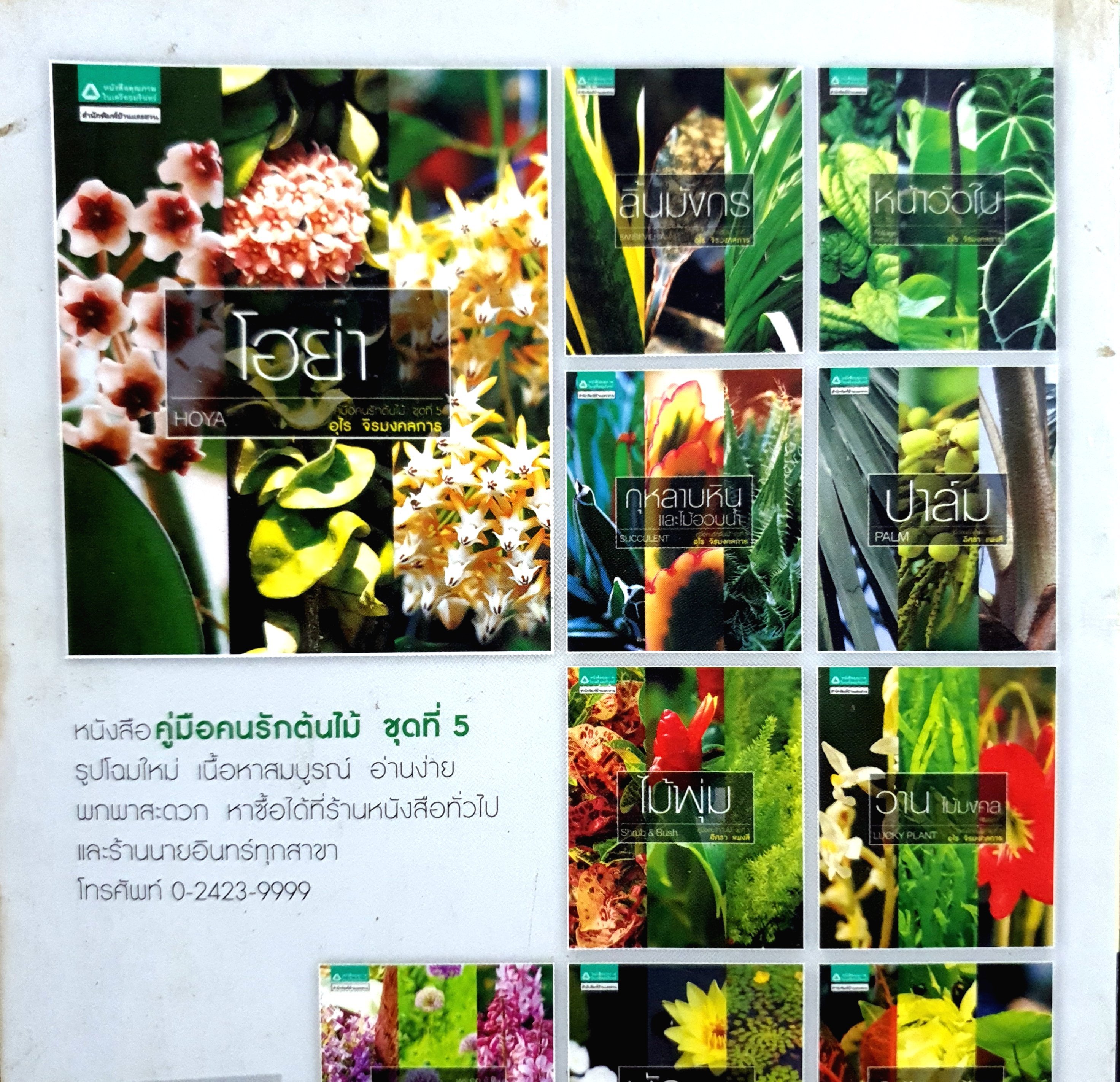 โฮย่า : Hoya หนังสือ คู่มือคนรักต้นไม้ ชุดที่ 5 รูปโฉมใหม่ เนื้อหาสมบูรณ์