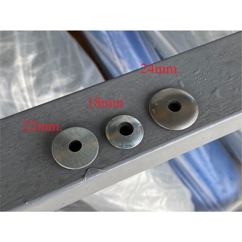 แหวนรองหลังคา แหวนยางรองสกรูสแตนเลส/สังกะสี (หมวกกระเบื้อง) ป้องกันการรั่วซึมของหลังคา(ถุงละ 100ตัว) [ขายส่ง]