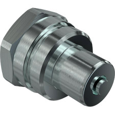 PVVM-06-NPT-MALE ข้อต่อสวมเร็วแรงดันสูง PVVM - 3/8" NPT - Plug SCREW-TO-CONNECT ทนแรงดัน 14500PSI ISO14540 interchange ชิ้น
