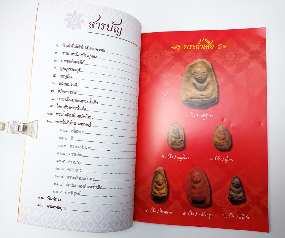 ศาสตร์และศิลป์โบราณคดีของพระถ้ำเสือ หนังสือ พระเครื่อง วัตถุมงคล