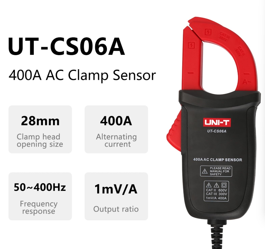 UNI-T UT-CS06A 400A AC Current Clamp Sensor สินค้าพรีออเดอร์