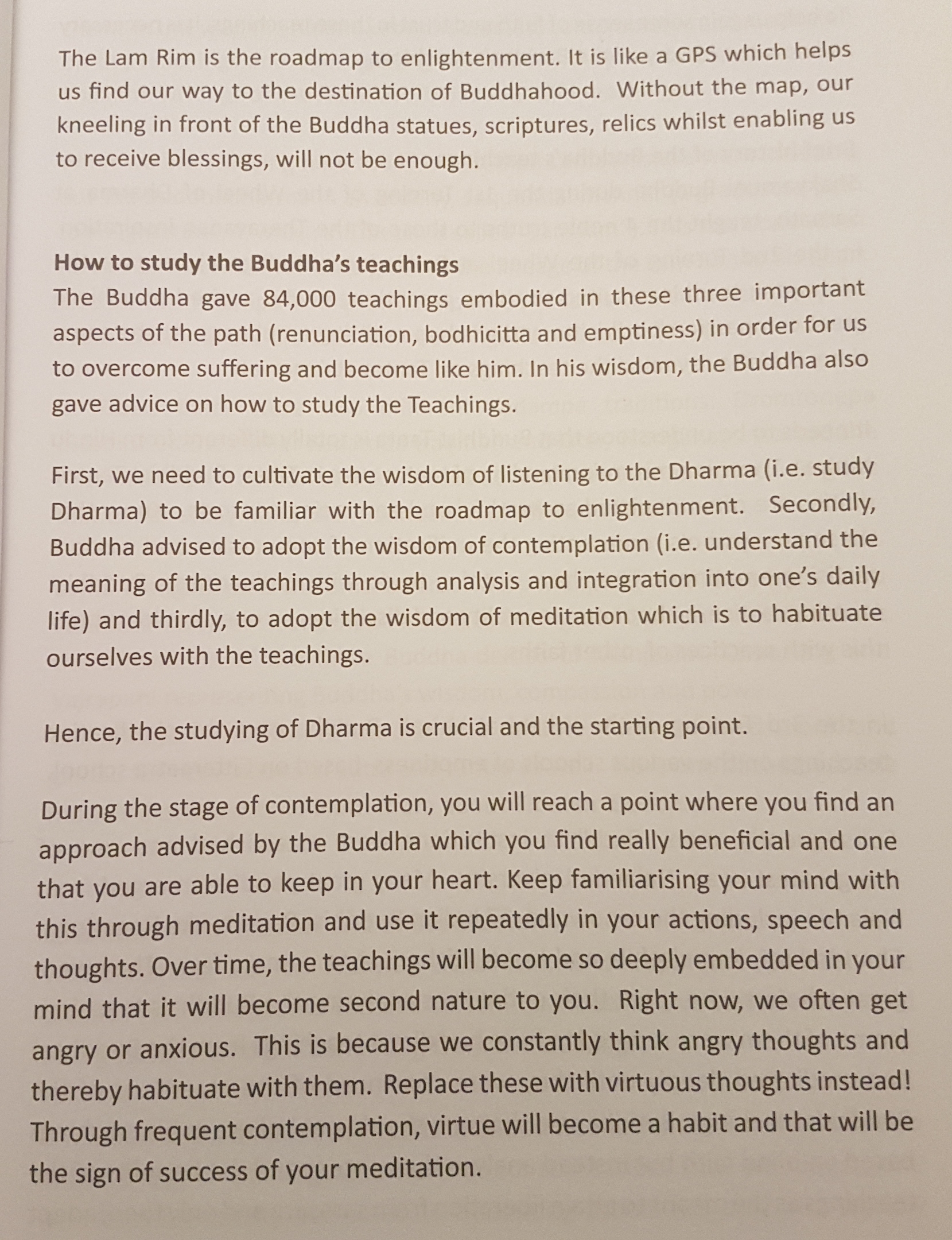 Buddha Nature & Preliminary Prayers and their Explanations