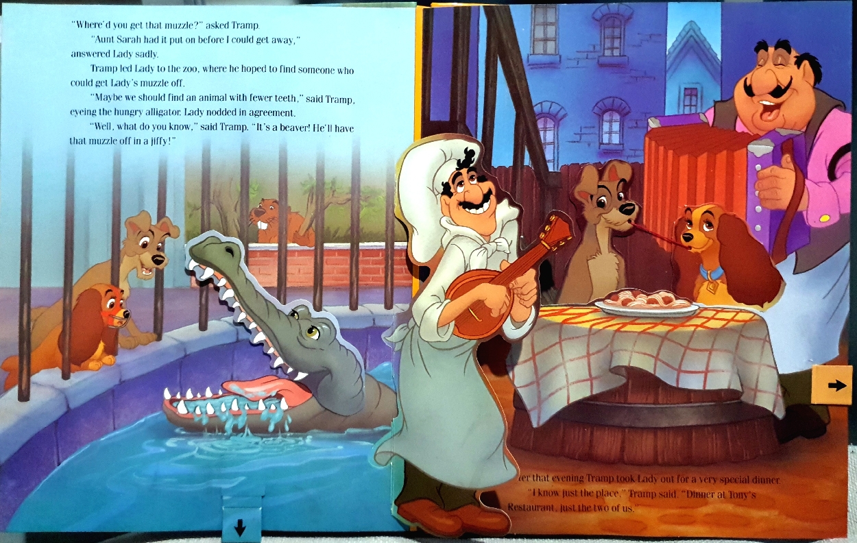 Walt Disney's Lady and the Tramp (Pop-Up Book)