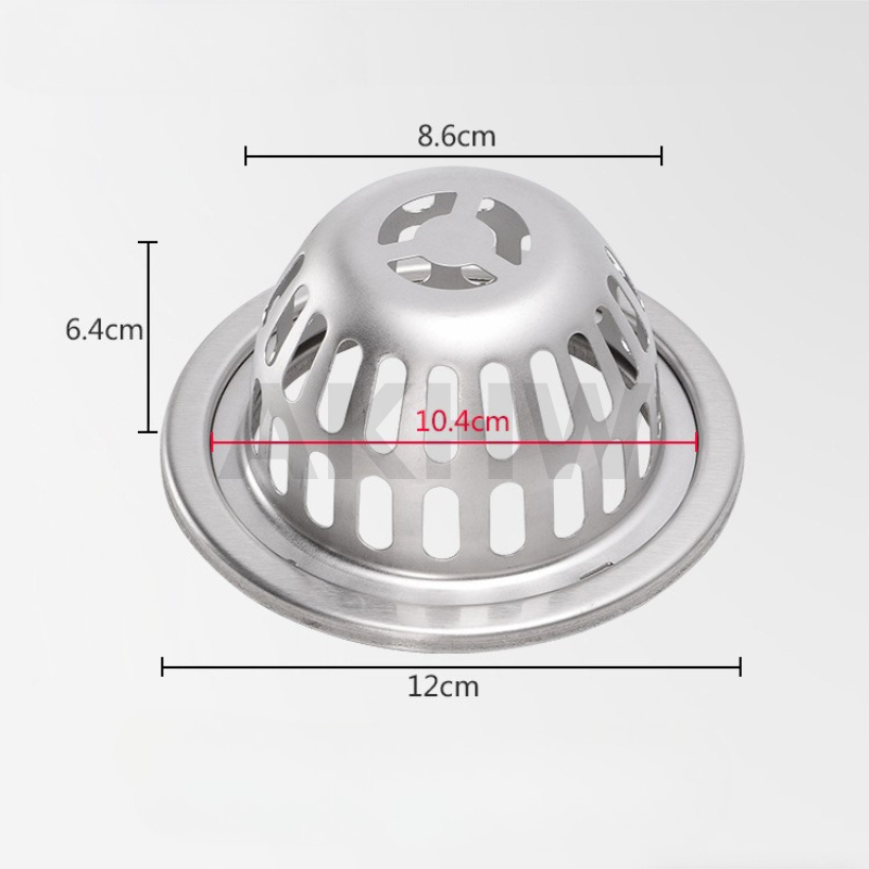 ตะแกรงน้ำทิ้งระเบียง/ตะแกรงน้ำทิ้งพื้น KingsMan ฐานสี่เหลี่ยม/กลม วัสดุสแตนเลสแท้ SUS304 ไม่เป็นสนิม [ขายปลีก/ส่ง]
