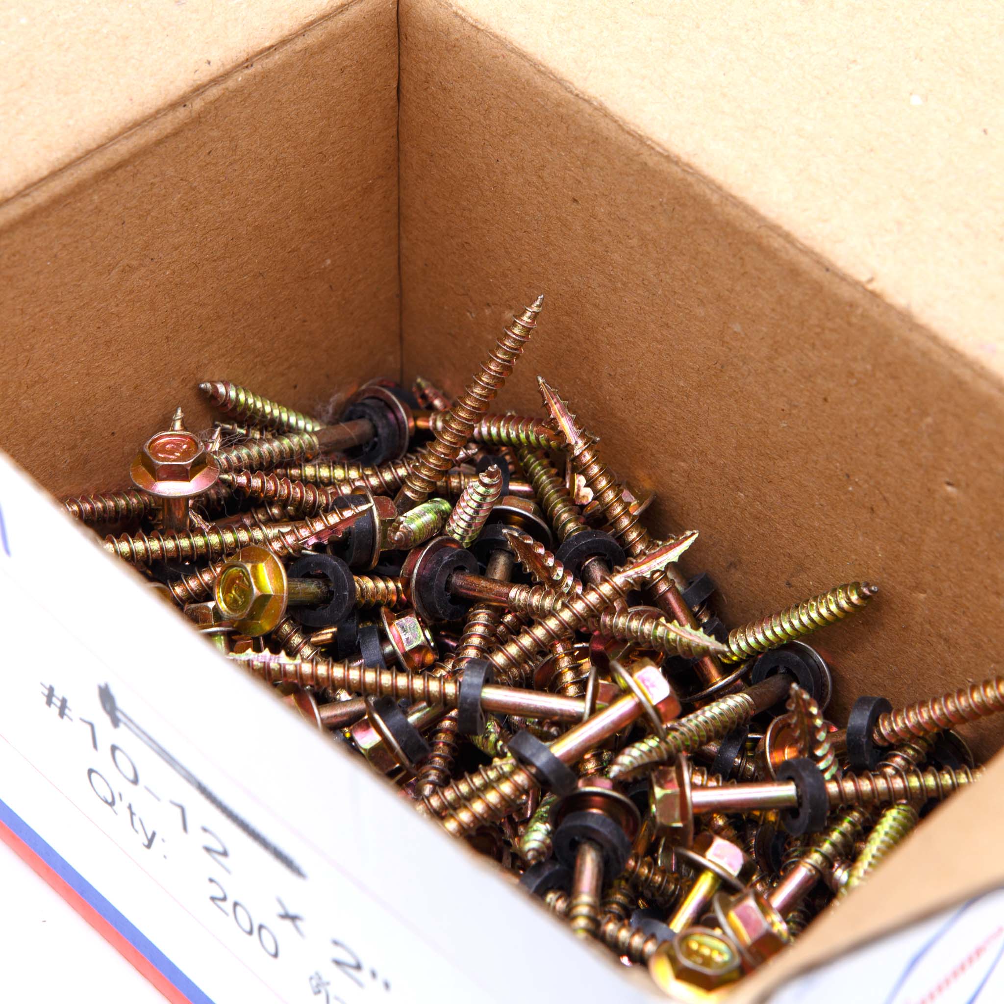 น๊อตไม้ปลายแหลม หรือ สกรูหัวบล็อคยิงไม้(สกรูลอนคู่แปไม้) (100ตัว/แพ็ค) [ขายปลีก/ส่ง ราคาถูก]