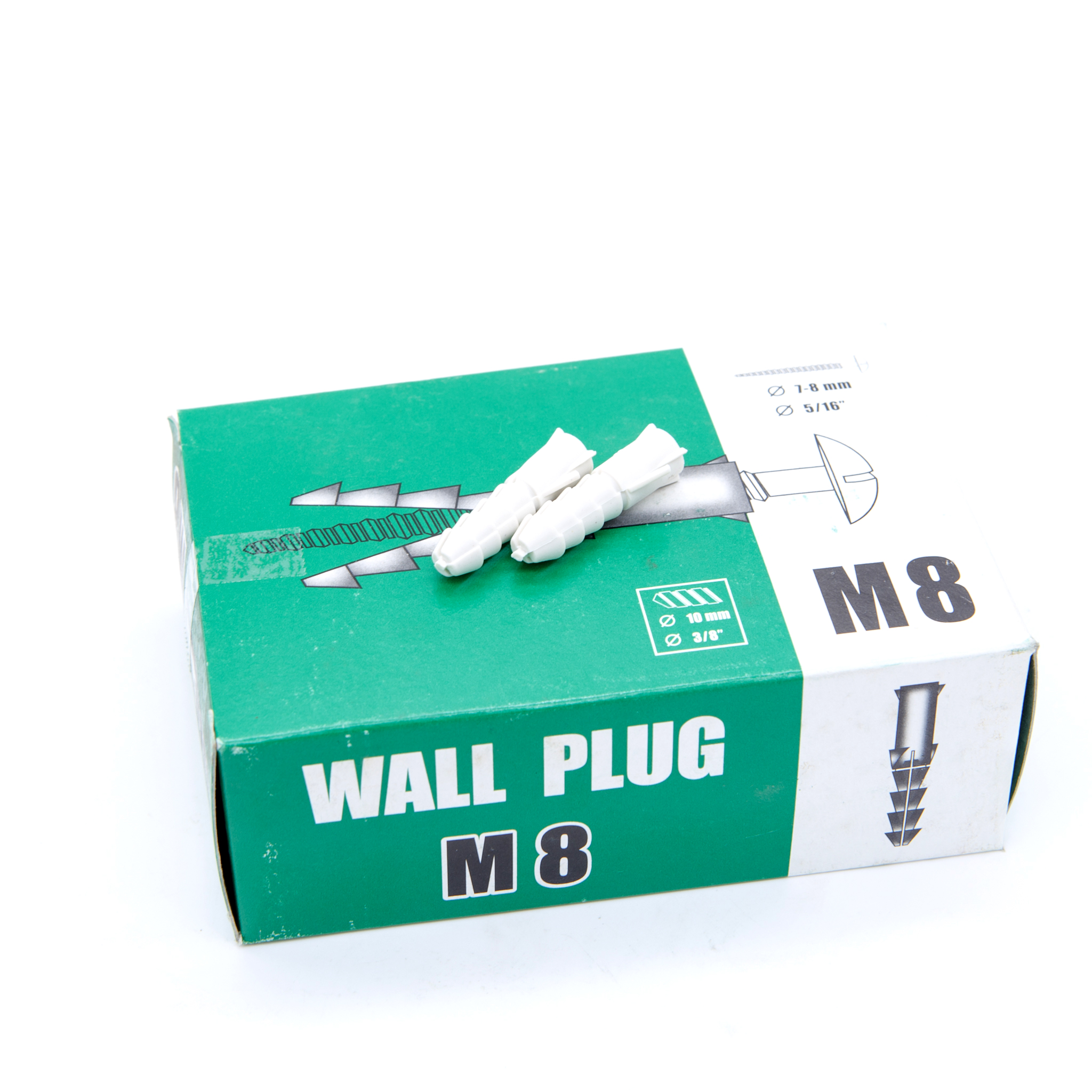 พุกพลาสติกกล่องเขียว ยี่ห้อ EAGLE ONE(ตรานก) [ขายส่ง]