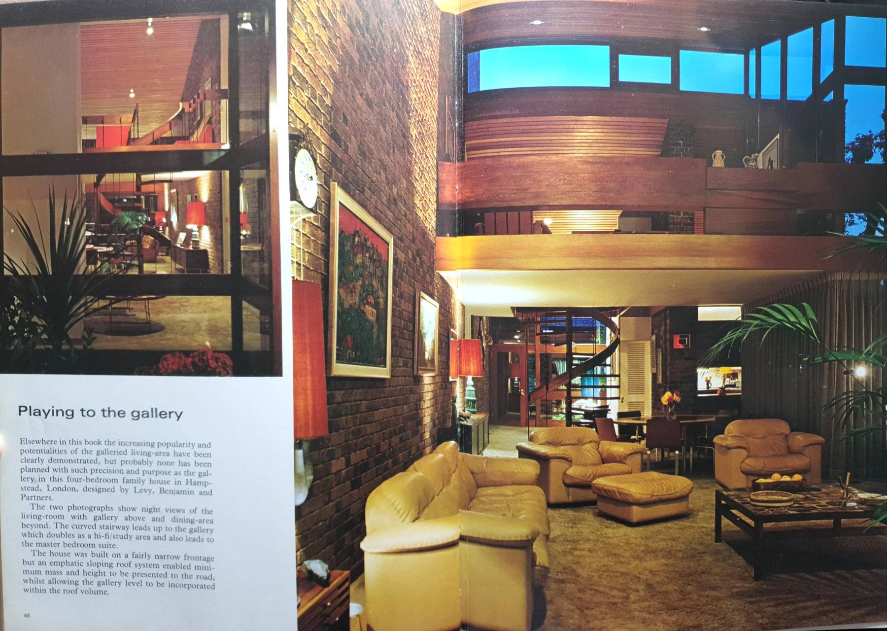 'House & Garden' 1971 modern furniture and decoration