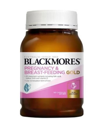 Blackmores Pregnancy & Breast Feeding วิตามินบำรุง สำหรับคุณแม่ตั้งครรภ์และให้นมบุตร บรรจุ 180 เม็ด